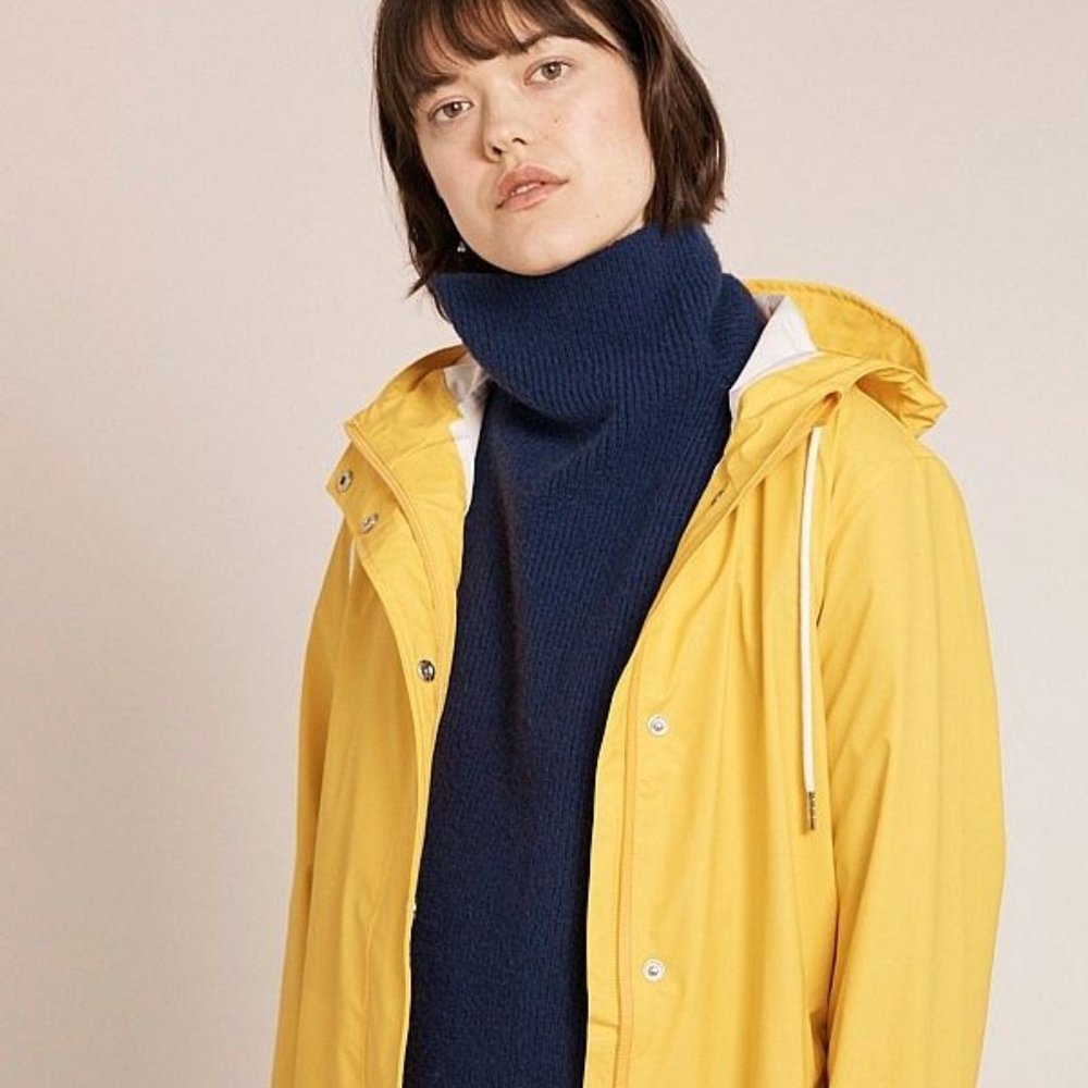 Samsoe & Samsoe Yellow Raincoat Stala Jacket XS